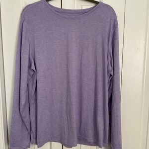 Lavender Long Sleeve Tee XXL